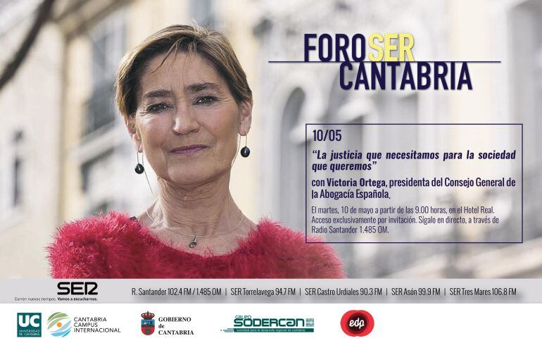 Invitación Foro SER Cantabria con Victoria Ortega