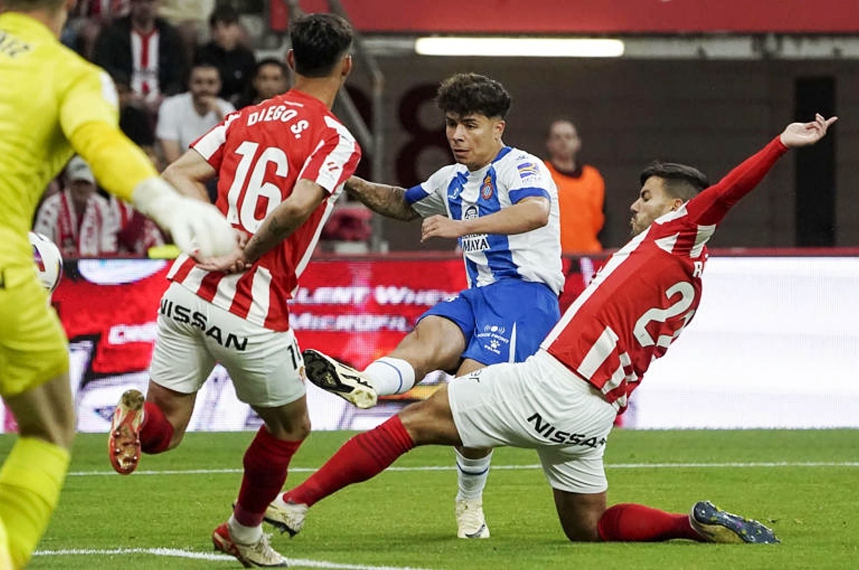 Nico Melamed en modo ascenso a Primera División con el Espanyol.