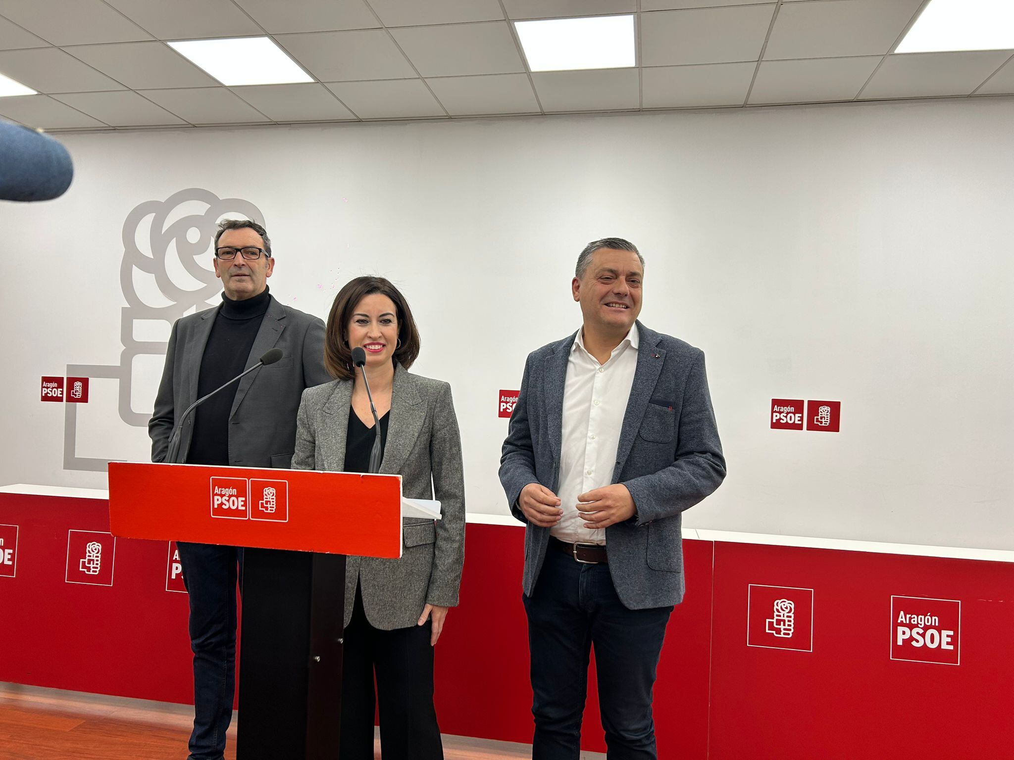 Teresa Ladrero, Fernando Sabés y Rafael Guía
