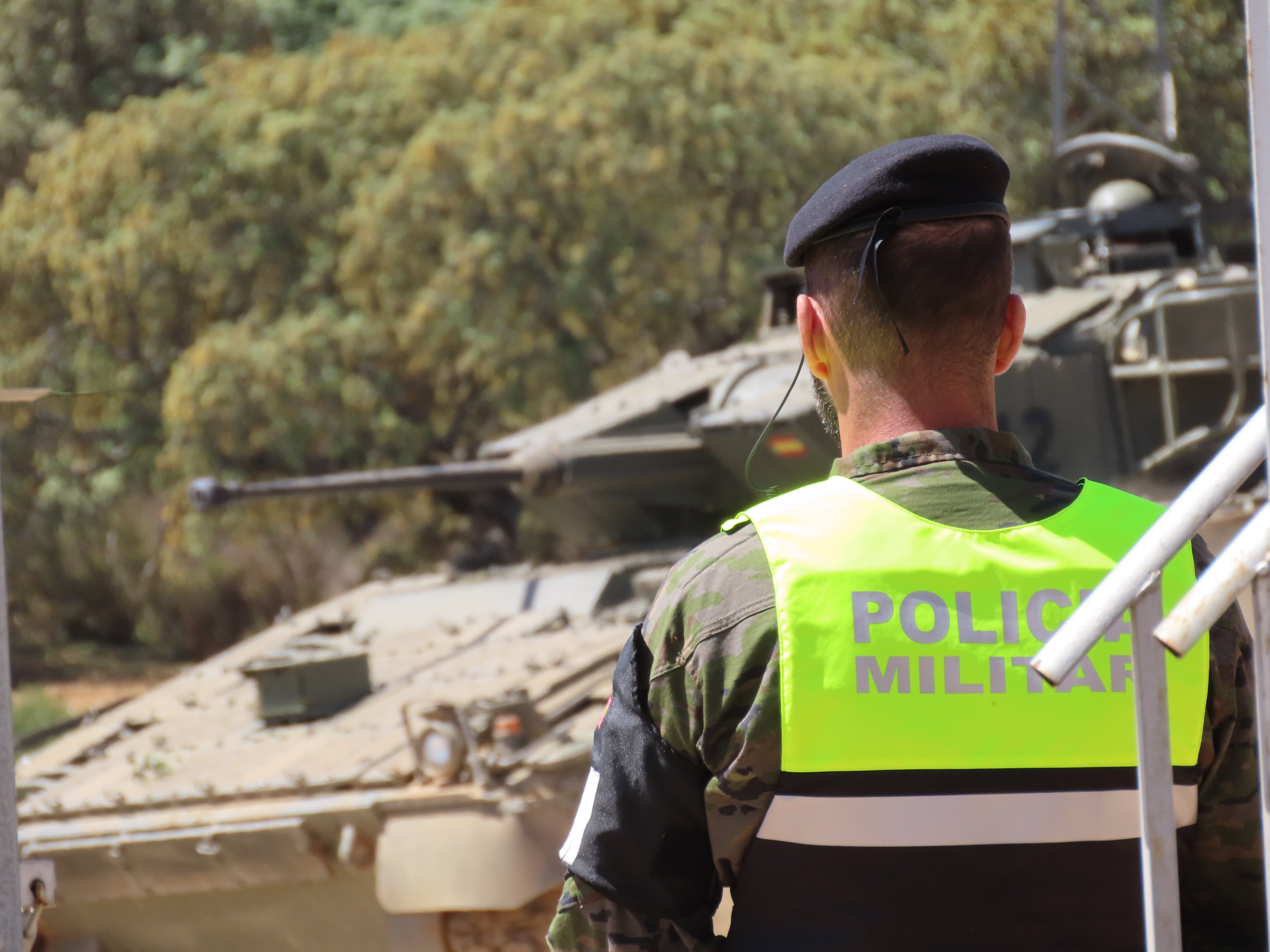 Policía Militar en la Base de Cerro Muriano, Córdoba. ( Foto de archivo)