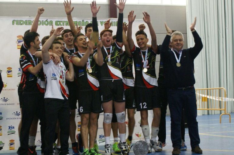 AD Voleibol Don Benito Campeones de Extremadura Juvenil