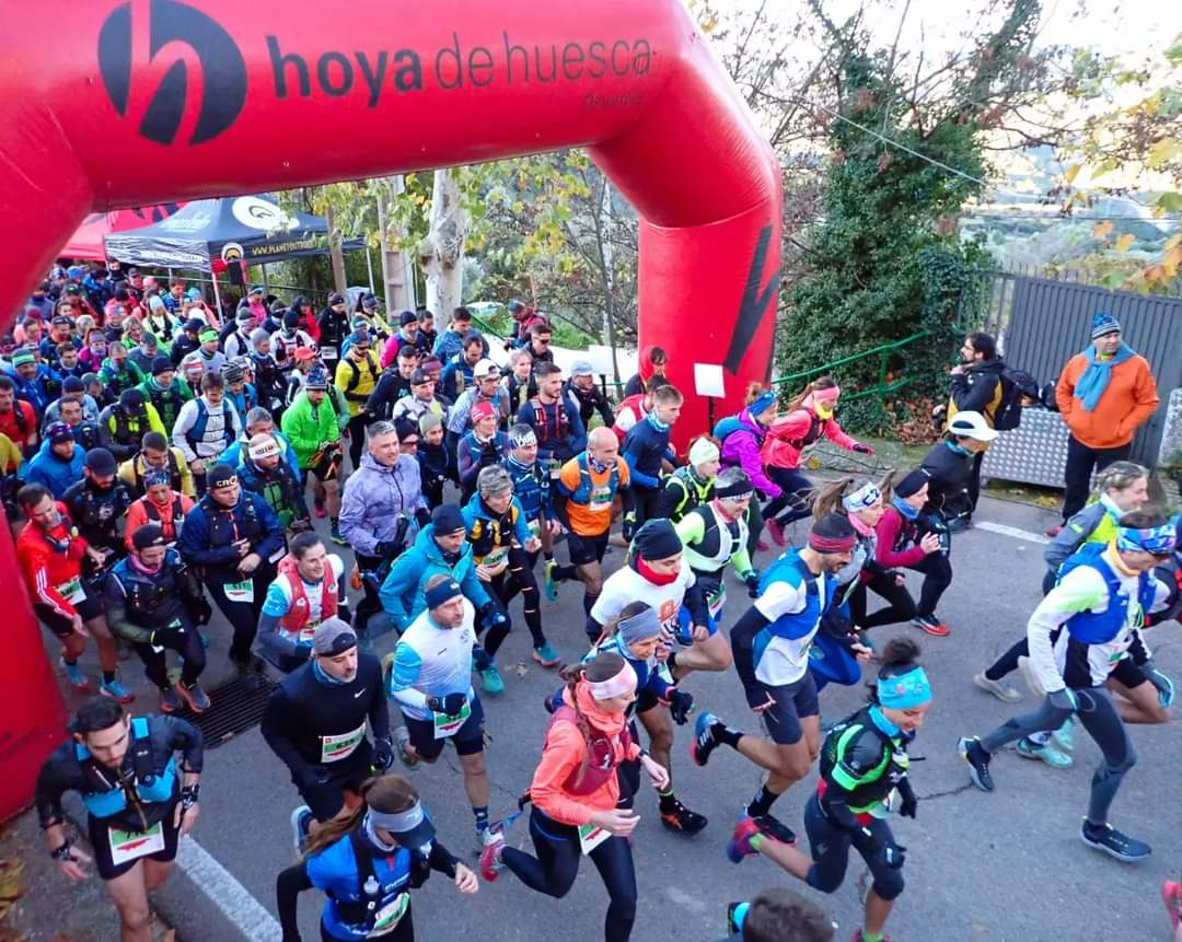 La prueba reunió a unos 600 deportistas en la Trail Mallos de Riglos