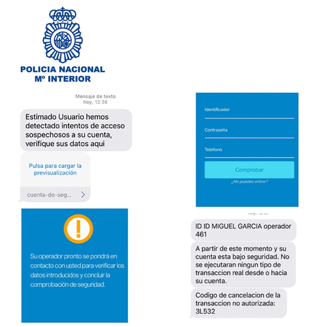 El fraude por SMS que la policía ha detectado