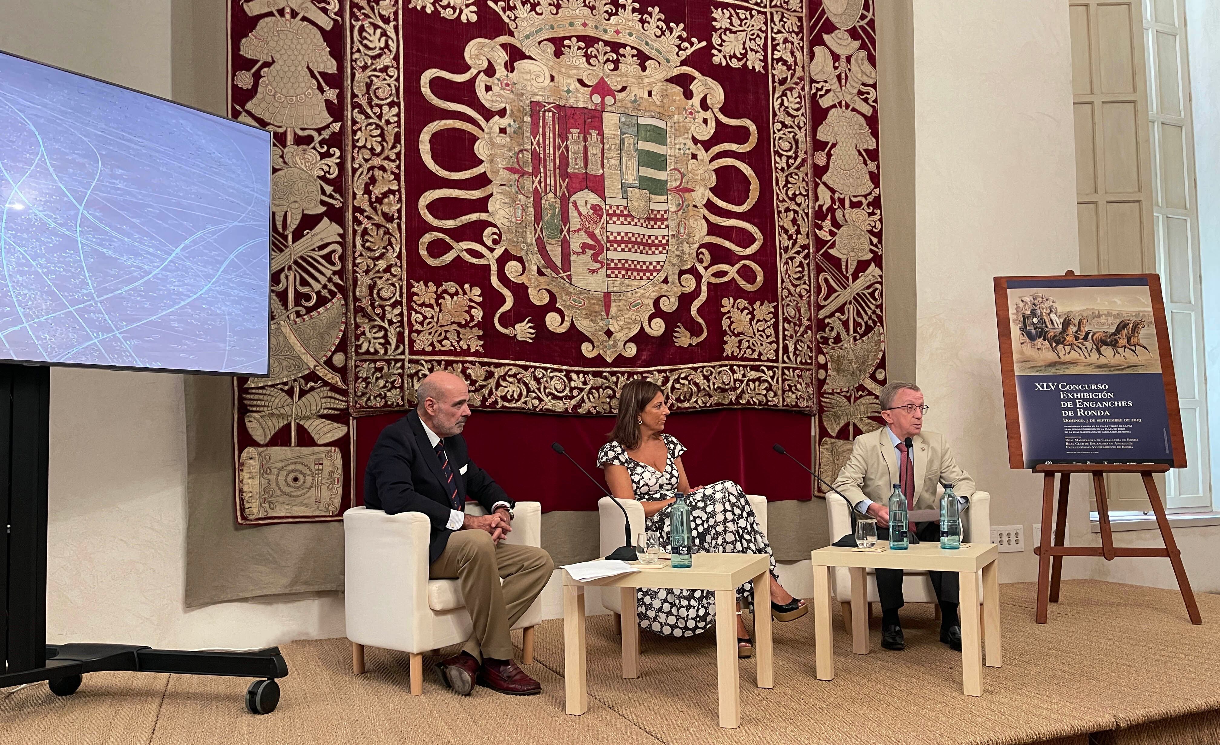 El Salón de Grados de la Real Maestranza de Caballería de Ronda ha acogido la presentación del evento que tendrá lugar el 3 de septiembre