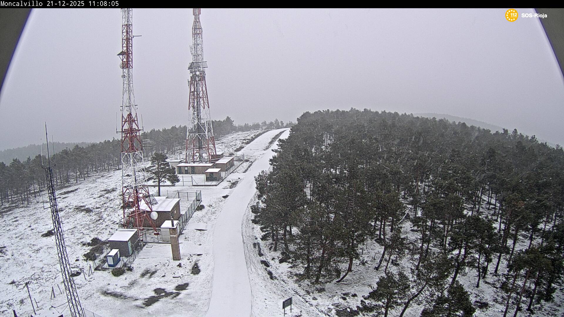 Imagen del Alto Moncalvillo en La Rioja el 21 de diciembre, coincidiendo con la llegada del invierno.