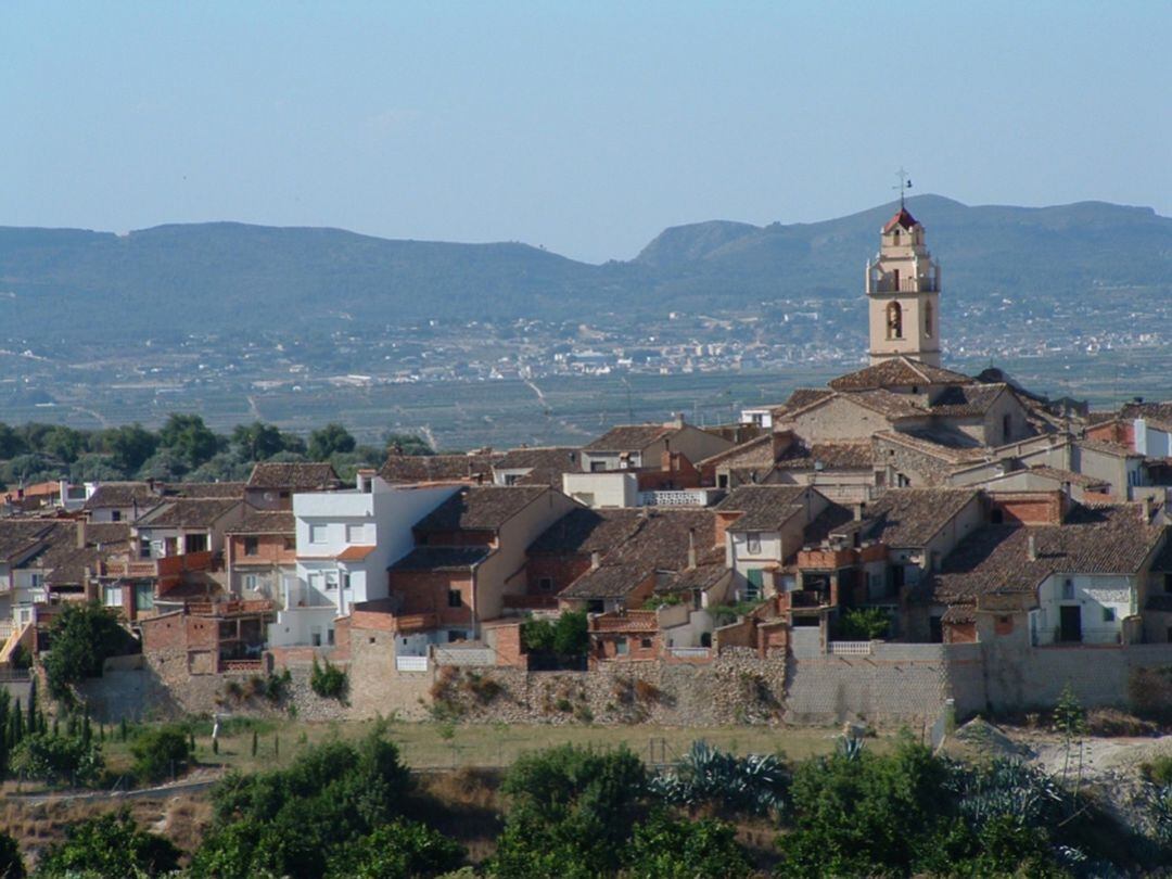 Vista panoràmica de la localitat d&#039;Otos