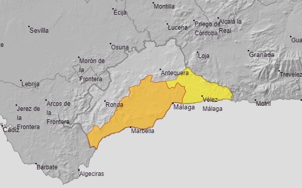 Alerta meteorológica en la provincia de Málaga por las altas temperaturas (AEMET)