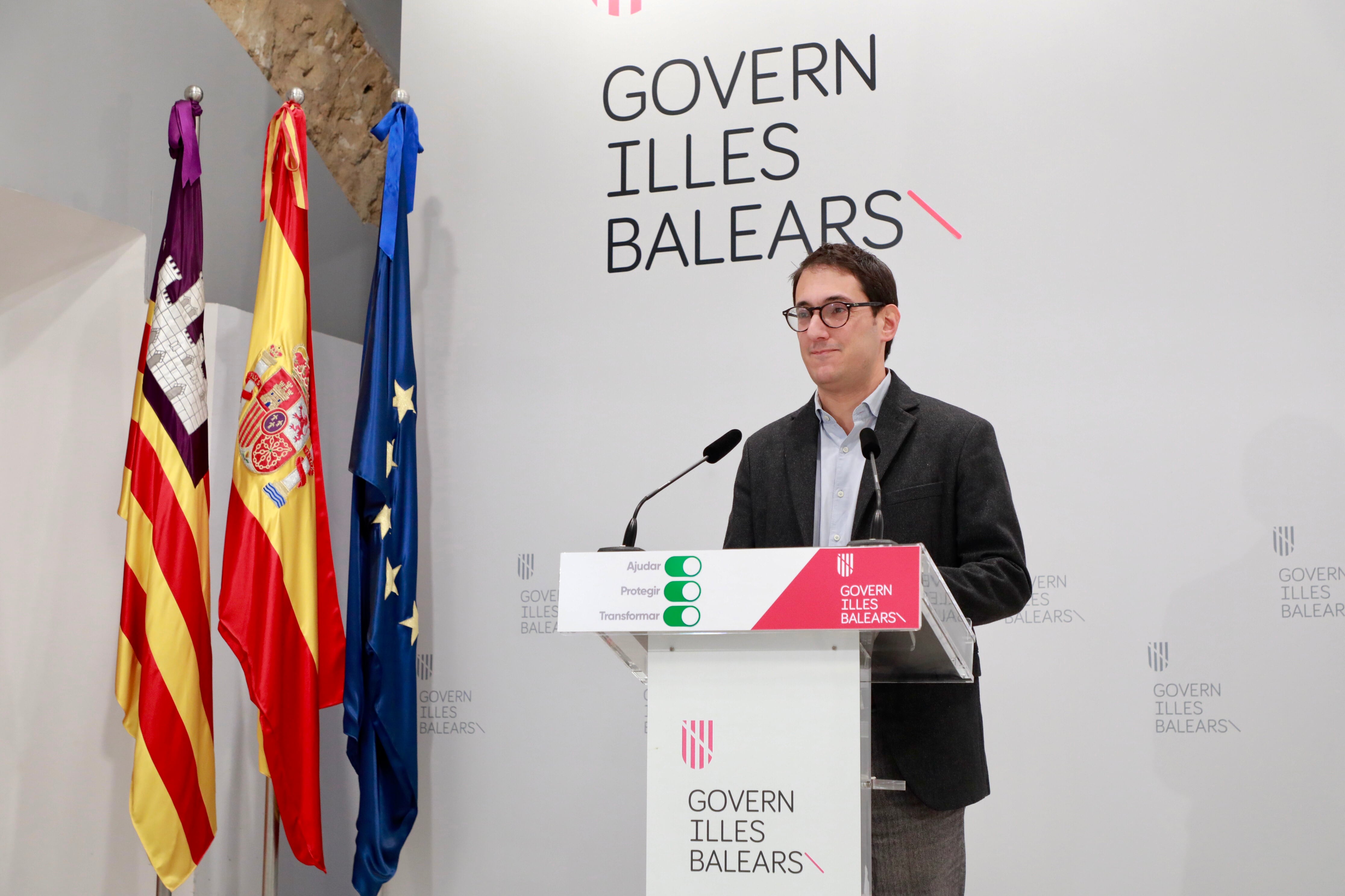 El conseller Iago Negueruela tras el Consell de Govern