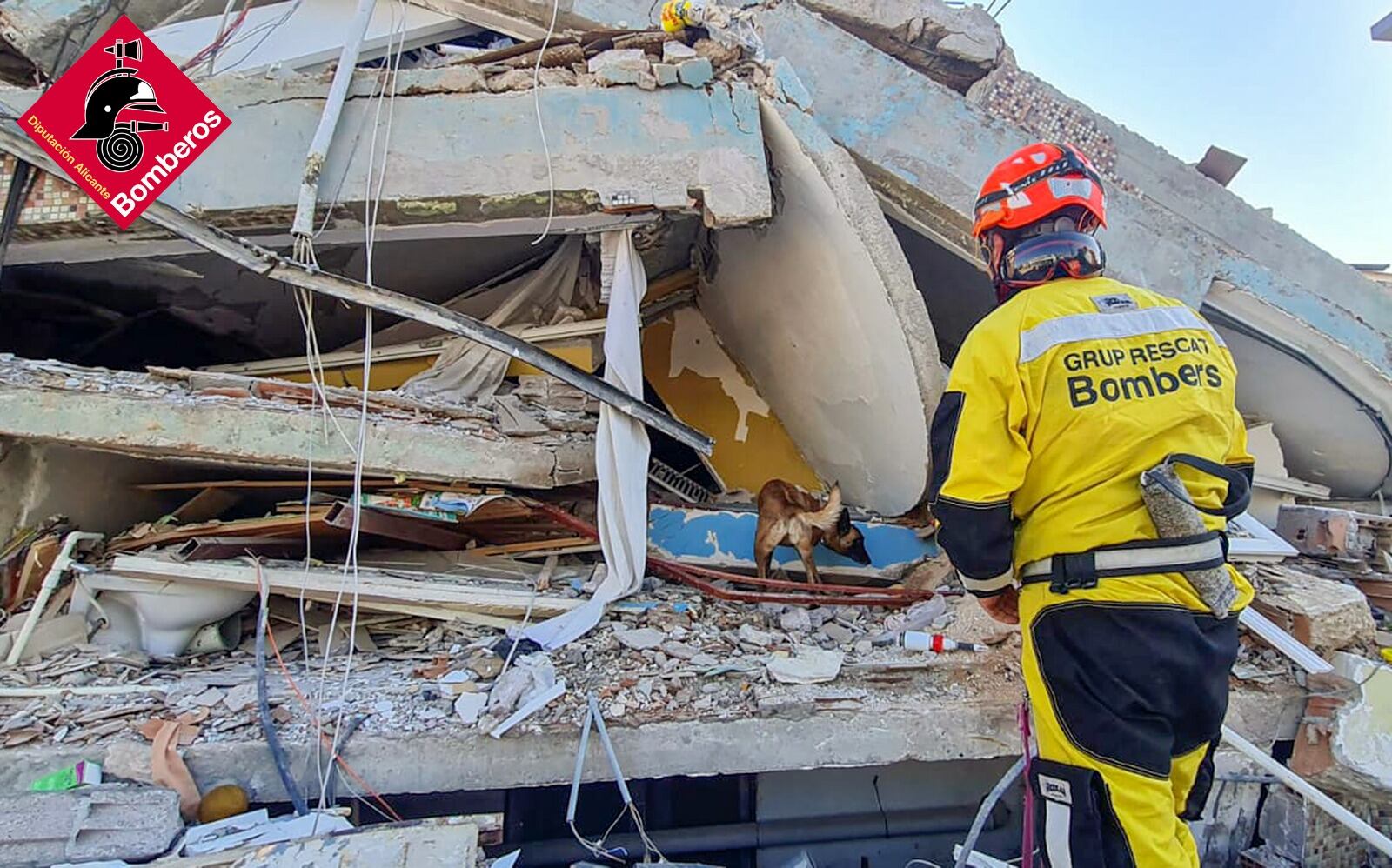 Intervención de los bomberos de Alicante en Turquía