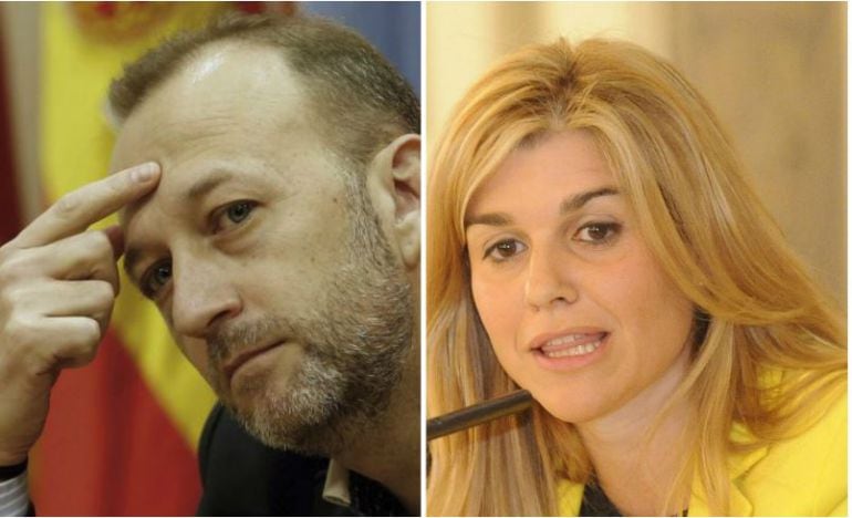 Alexis Marí de Ciudadanos y Eva Ortiz del PP