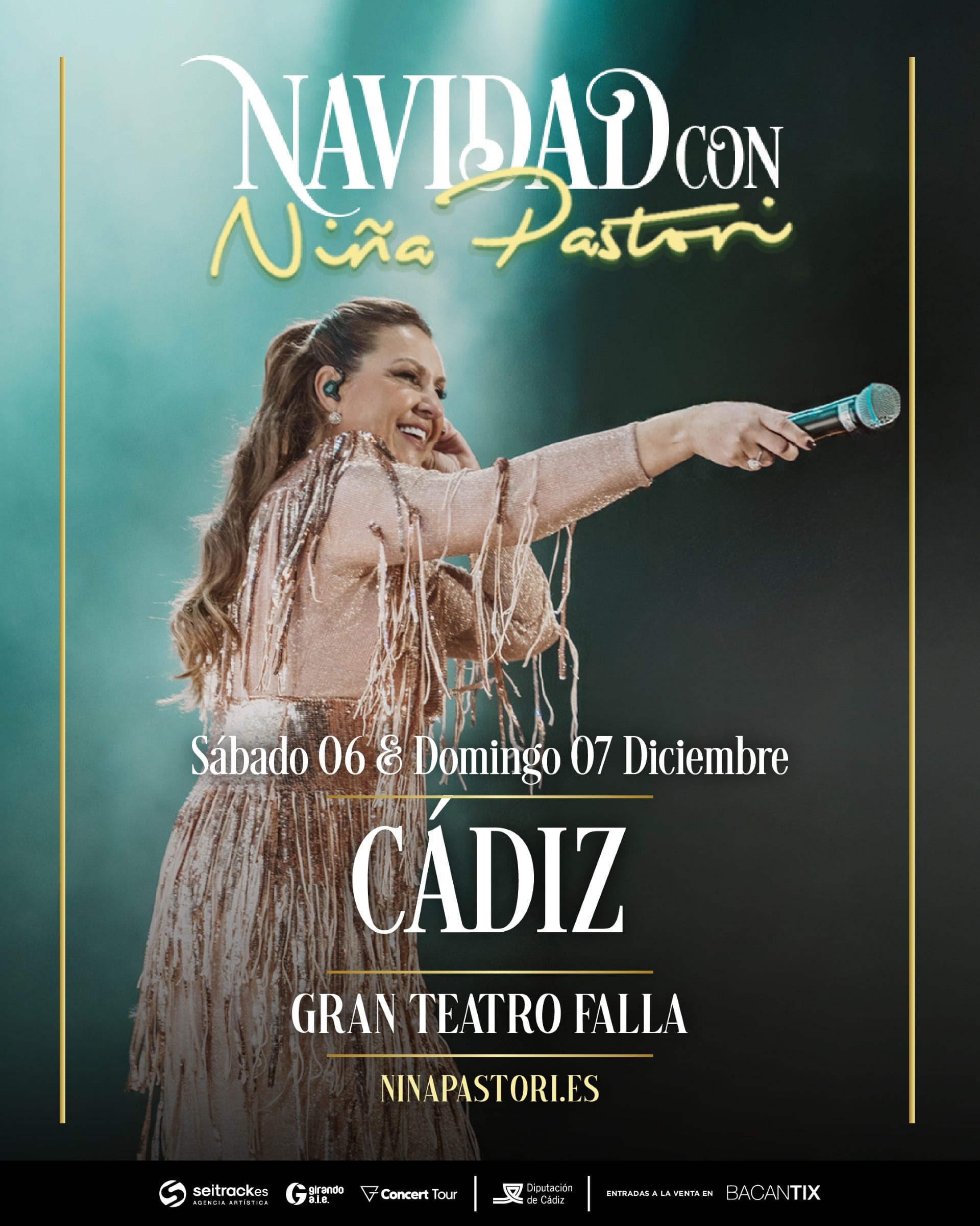 NIÑA PASTORI confirma dos fechas en el Gran Teatro Falla con su gira navideña en 2025