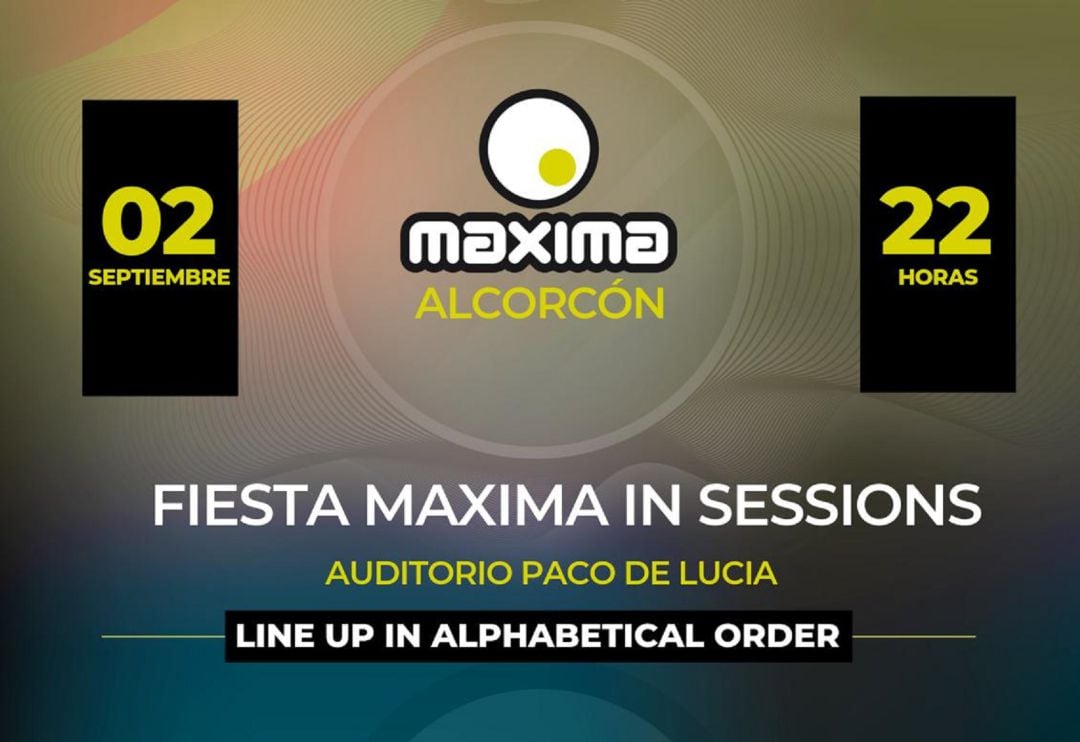 Concierto de Máxima FM el 2 de septiembre en las Fiestas de Alcorcón