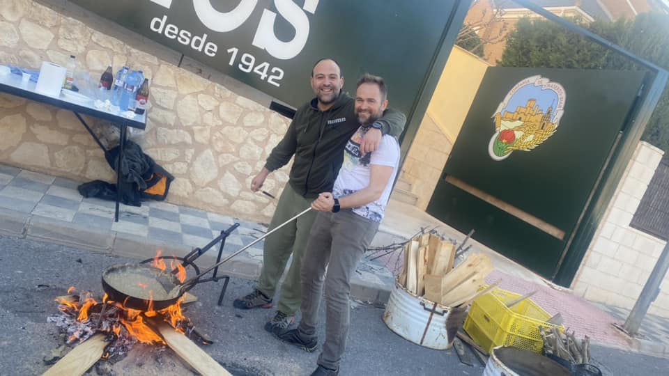 Almuerzo festero de los maseros de Biar