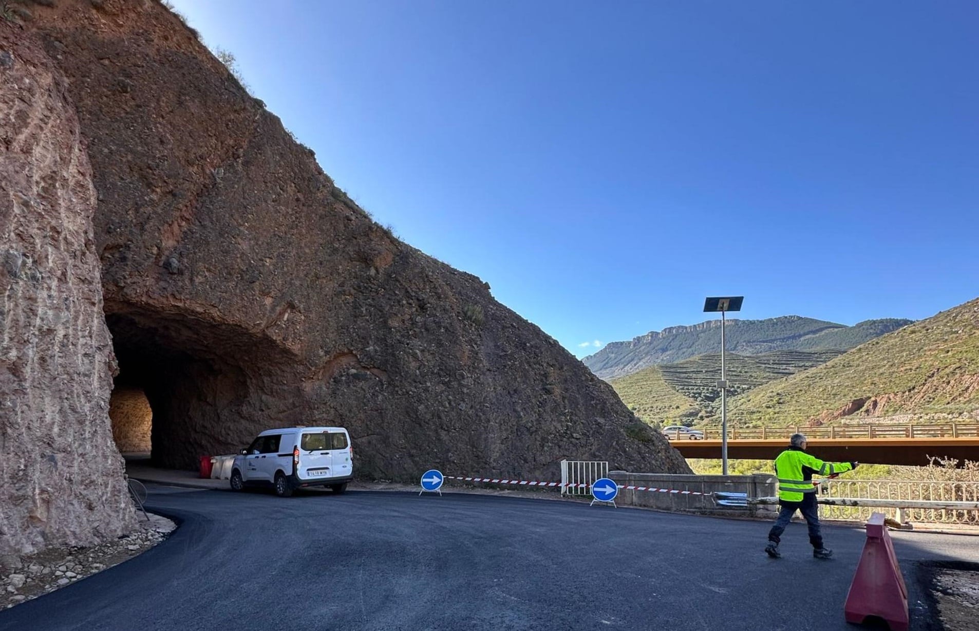 Habilitado el desvío provisional de acceso a Arnedillo y el Alto Cidacos | Gobierno de La Rioja