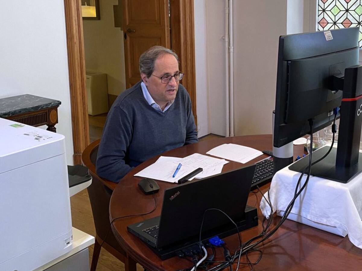 ENTREVISTA Quim Torra (president de la Generalitat): "El Govern català ha aportat el 90 per cent dels recursos i només un 10 per cent són de l'Estat. No podem esperar res de Madrid perquè no arriba res de Madrid"