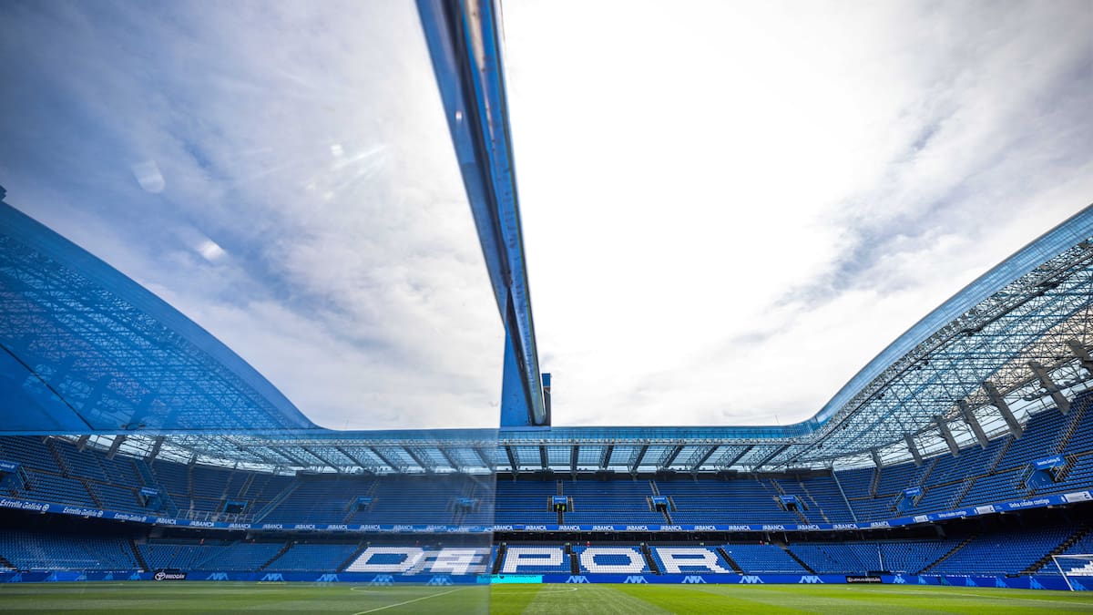 Cuaderno de dibujo: El estadio de Riazor