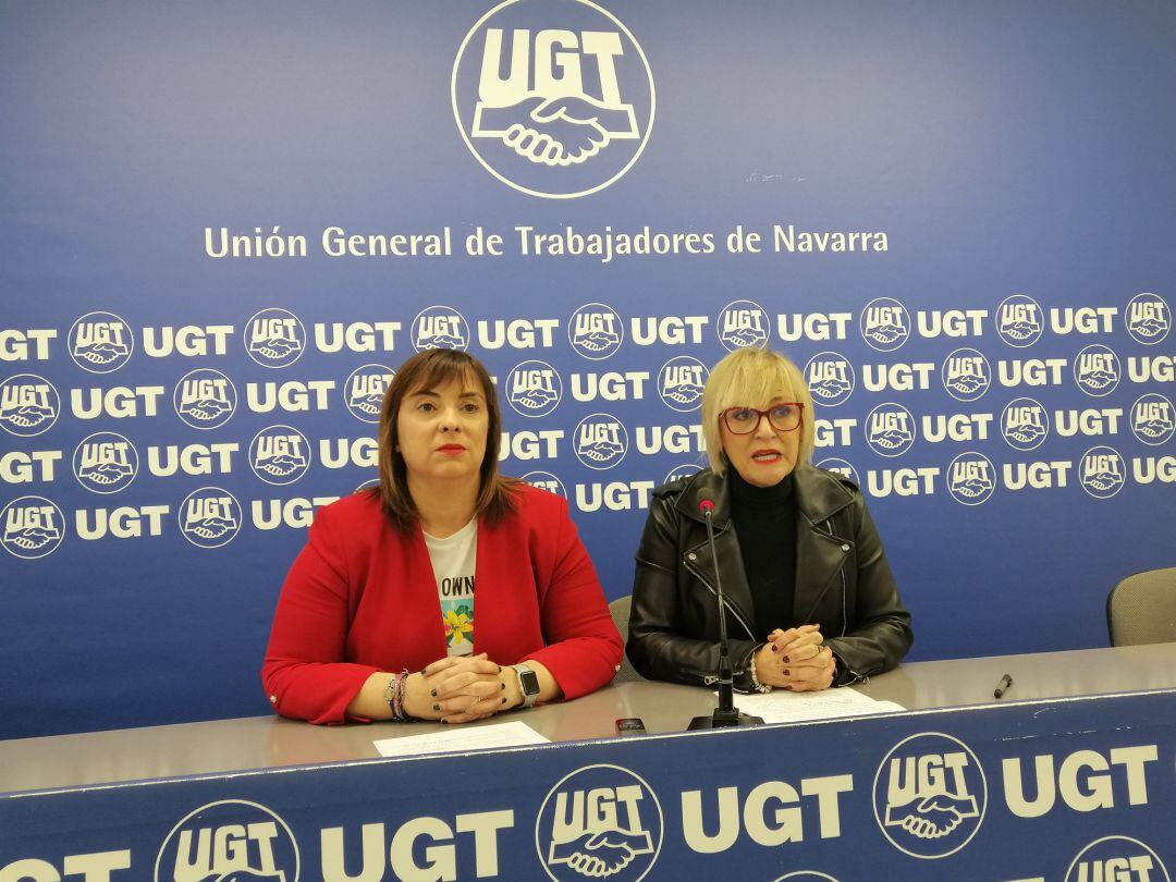 Cristina Antoñanzas y Marisol Vicente, de UGT