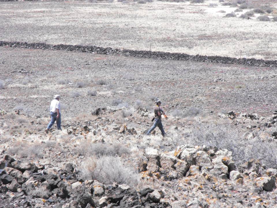 Cazadores en Lanzarote