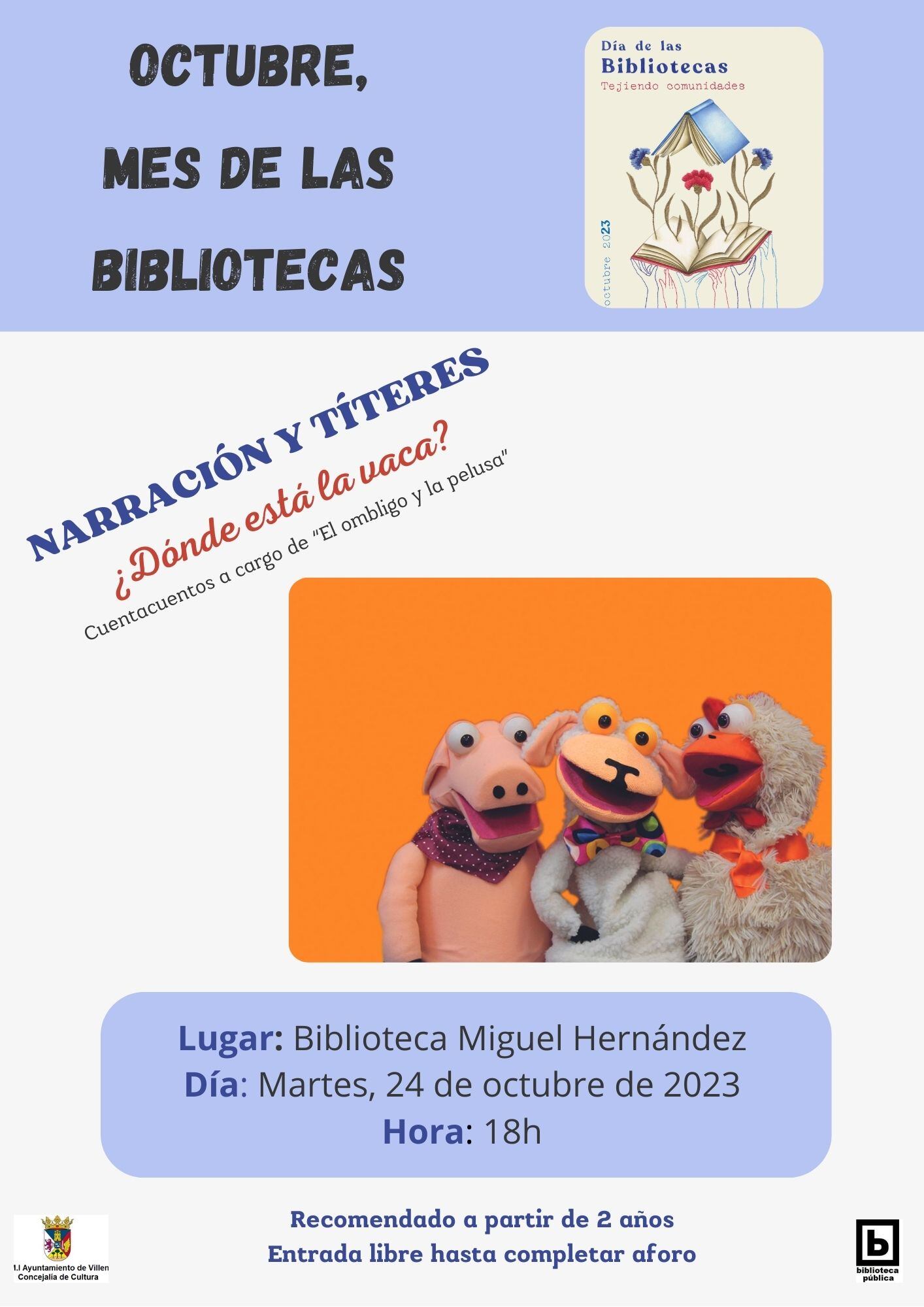 Uno de los actos del día de las bibliotecas