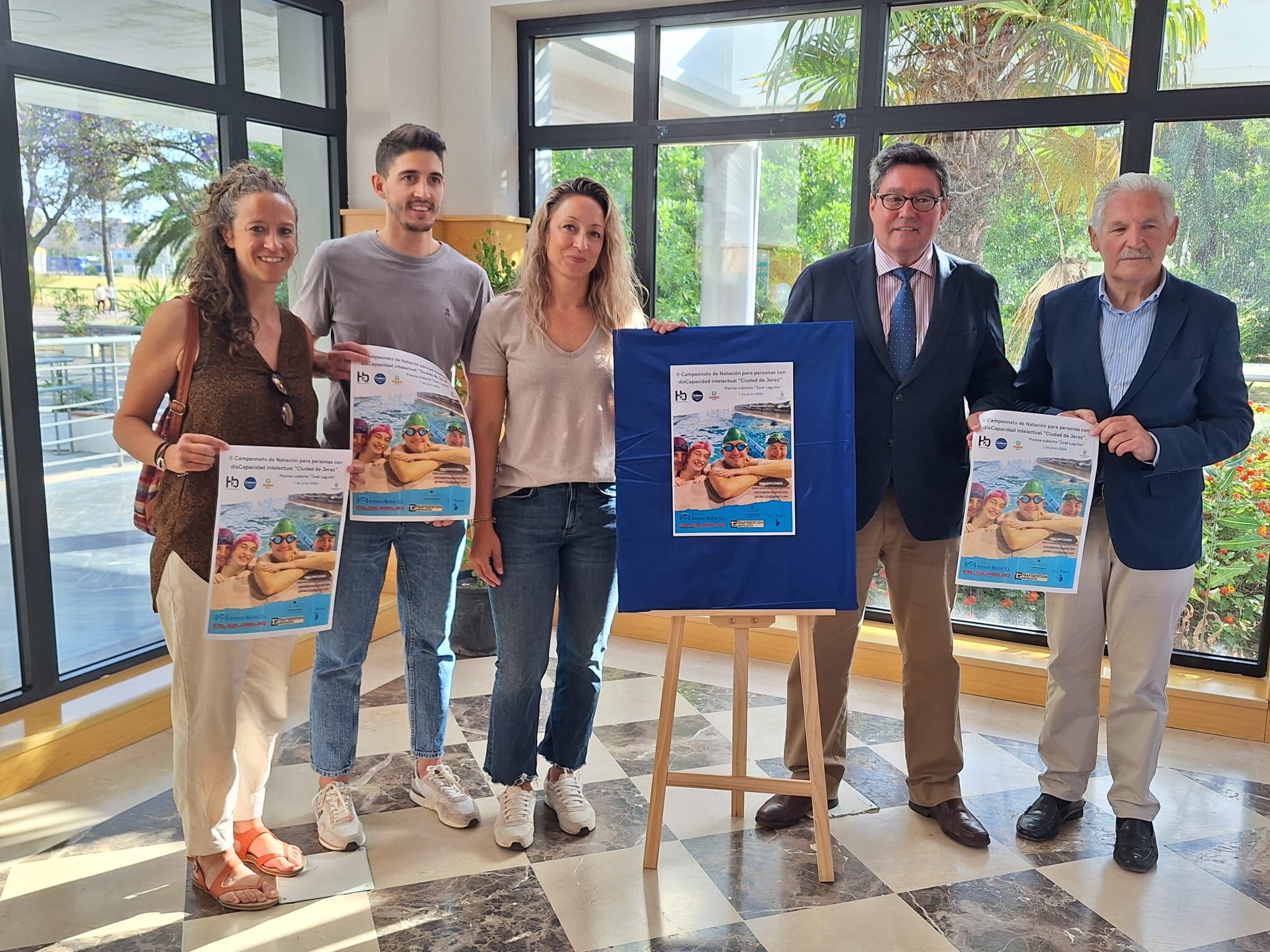 Presentado en el Ayuntamiento el II Campeonato de Natación para Personas con Discapacidad Intelectual Ciudad de Jerez