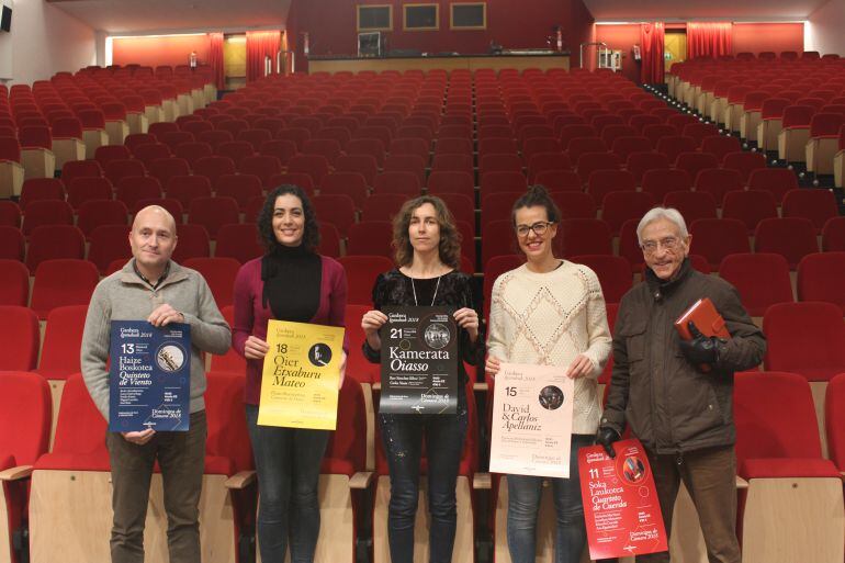 Presentación en el C.C. Amaia del nuevo ciclo de conciertos de cámara. 