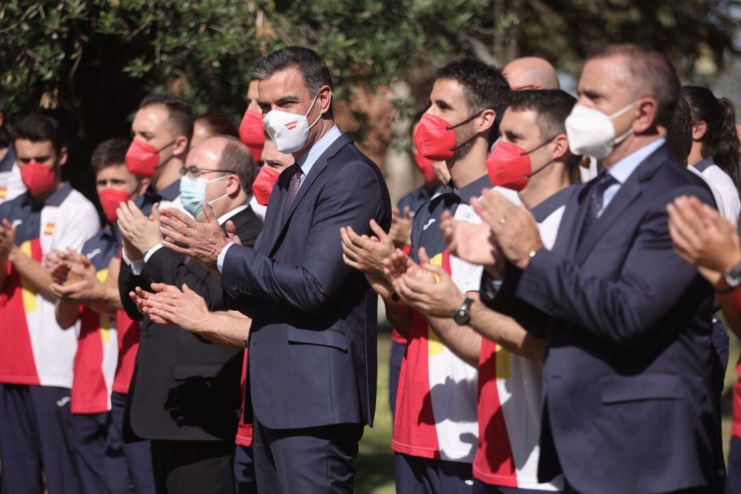 Pedro Sánchez despide a la delegación de España antes de Tokio 2020