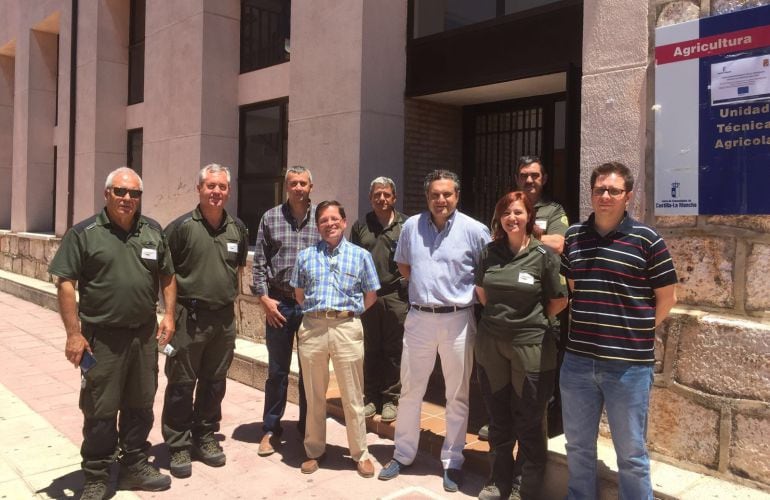 Acto institucional de reapertura de la Unidad Técnica Agraria en la localidad de Riópar