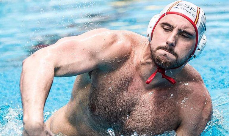 Víctor Gutiérrez, jugador de la selección española de waterpolo 