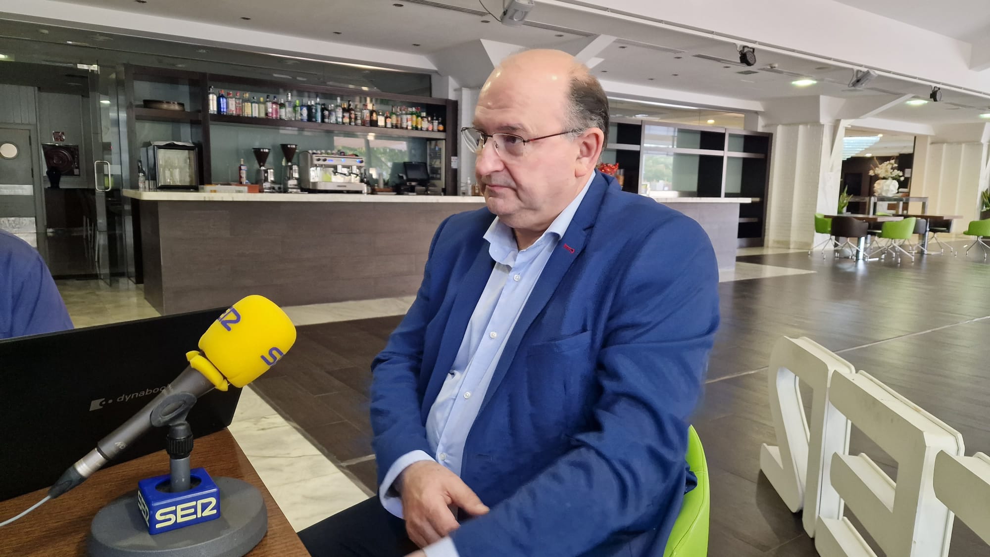 Pedro Lucas Abellaneda, propietario del restaurante La Peña