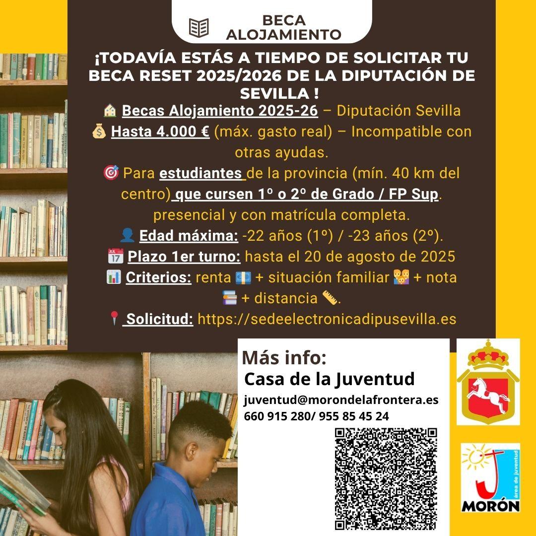 Beca de Alojamiento de la Diputación de Sevilla