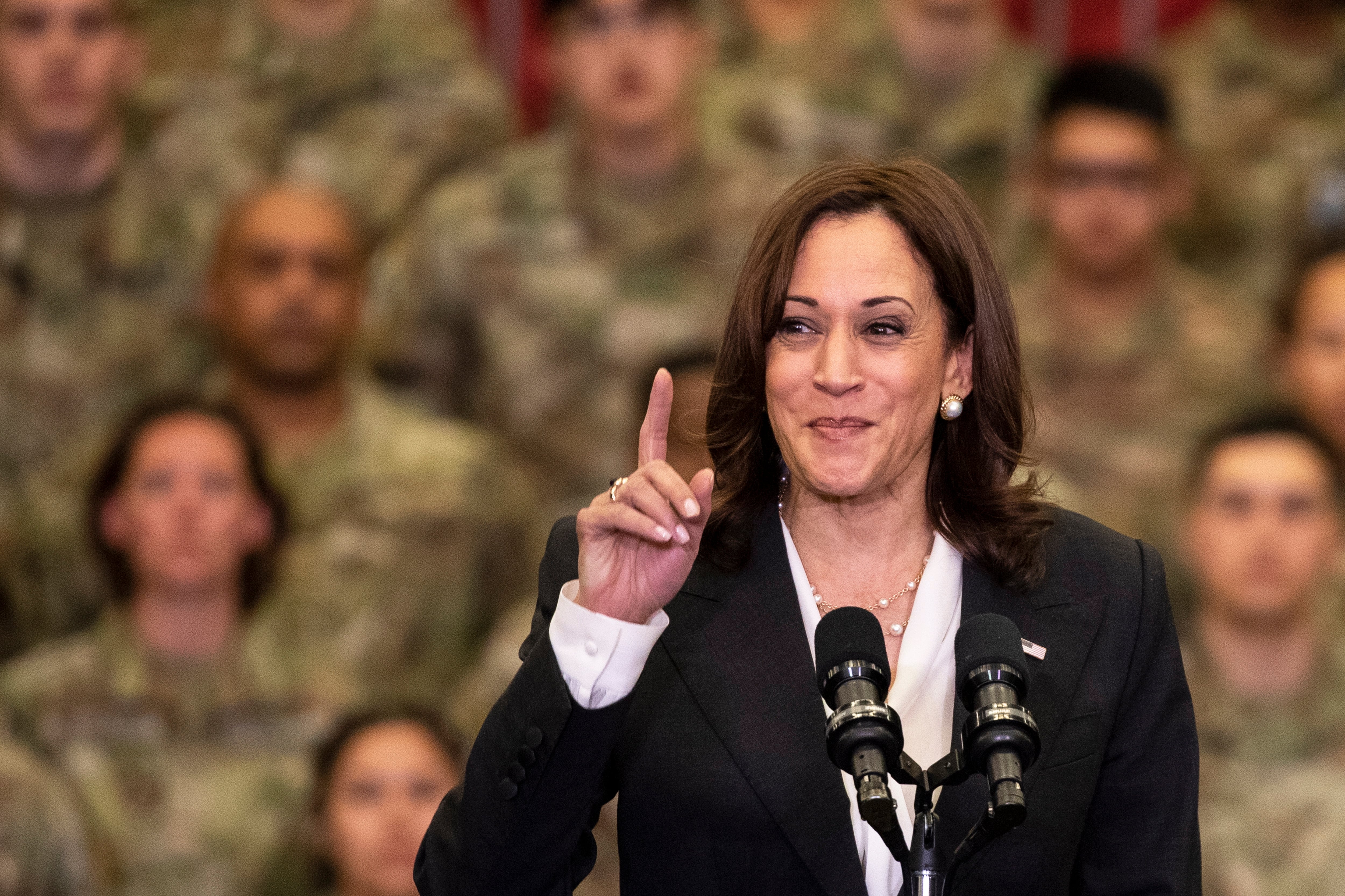 La vicepresidenta de Estados Unidos, Kamala Harris