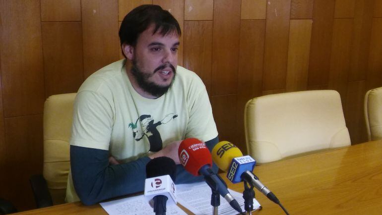 El concejal de IU, Iñaki Pérez 