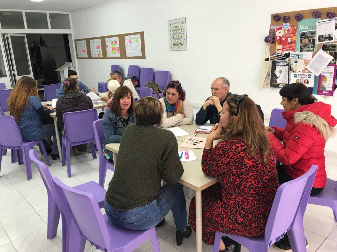 Un momento durante los encuentros