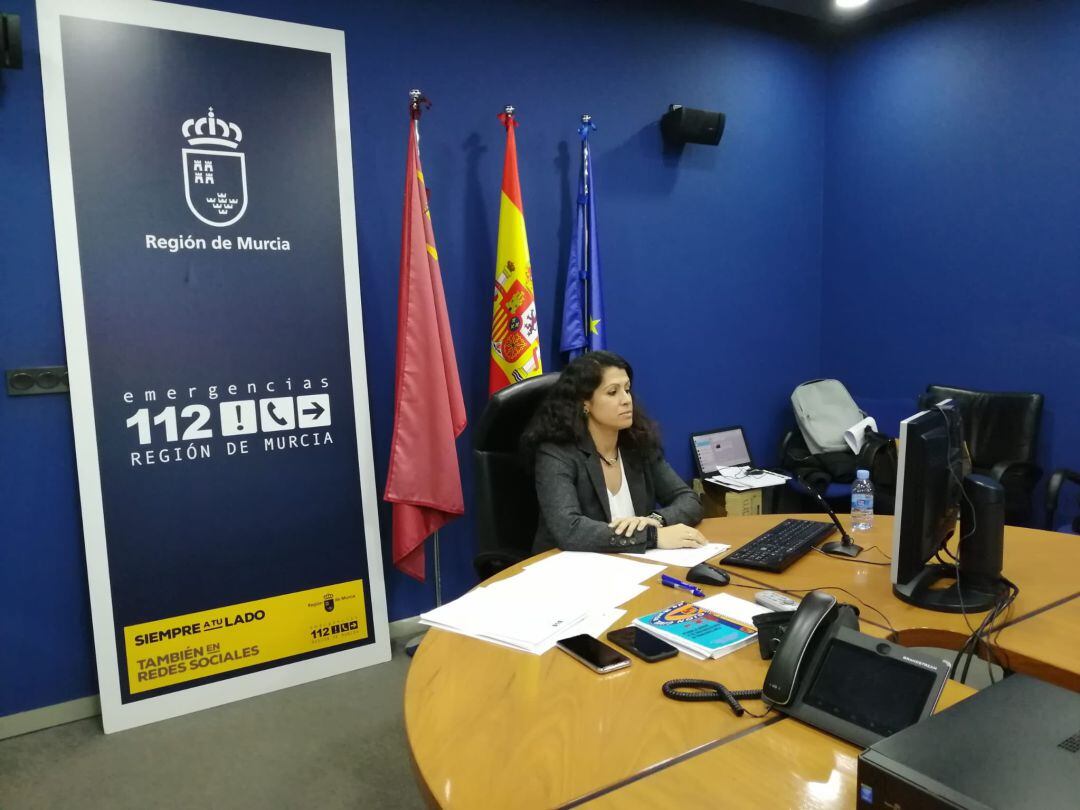 La consejera de Transparencia, Participación y Administración Pública, Beatriz Ballesteros,