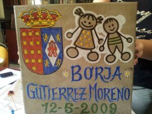 Ejemplo de las losas que se colocarán en el paseo del Prado Alto de Brunete