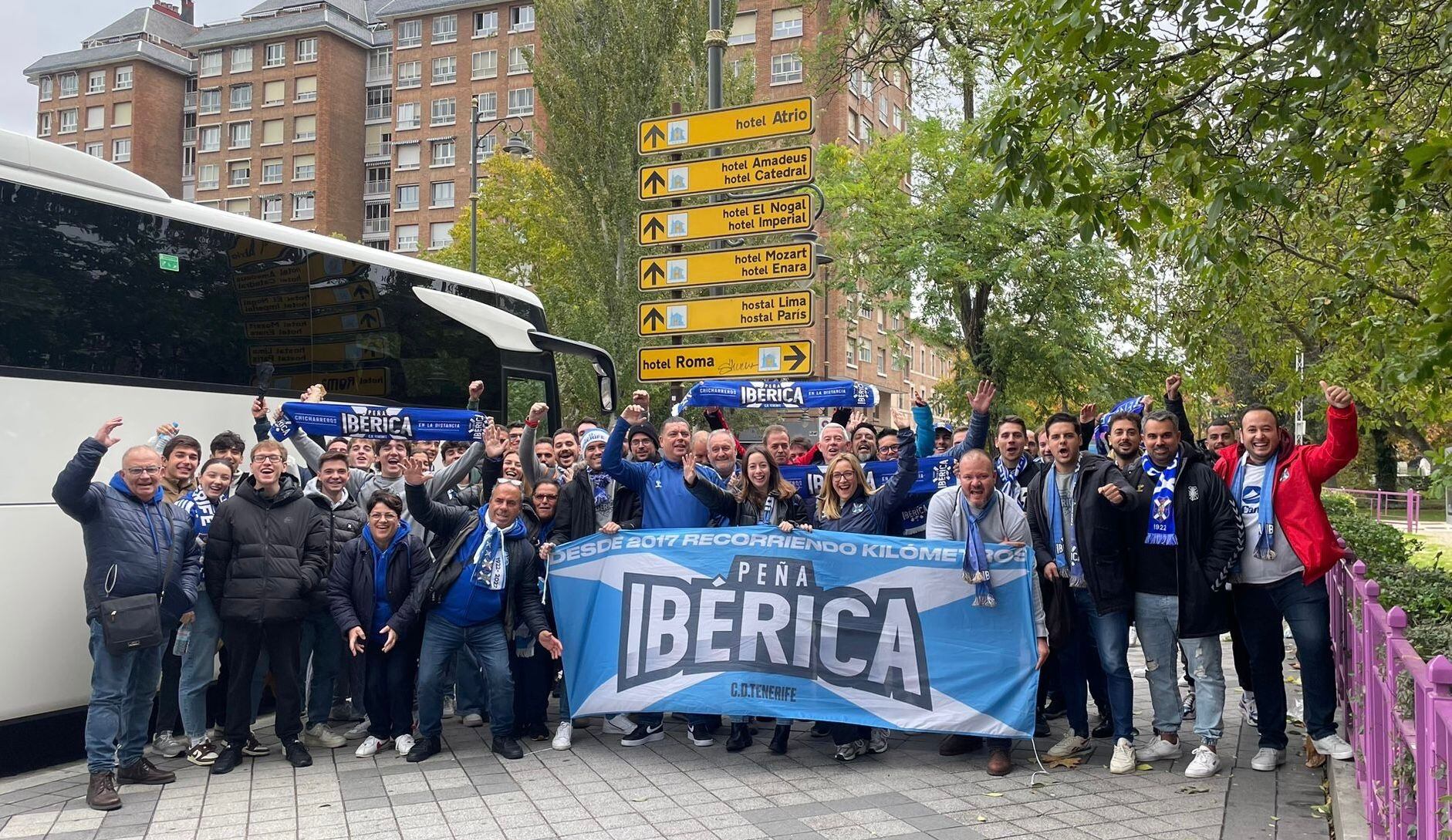 La Peña Ibérica lanza campaña de socios y volverá a animar al CD Tenerife en la península por séptimo año consecutivo.