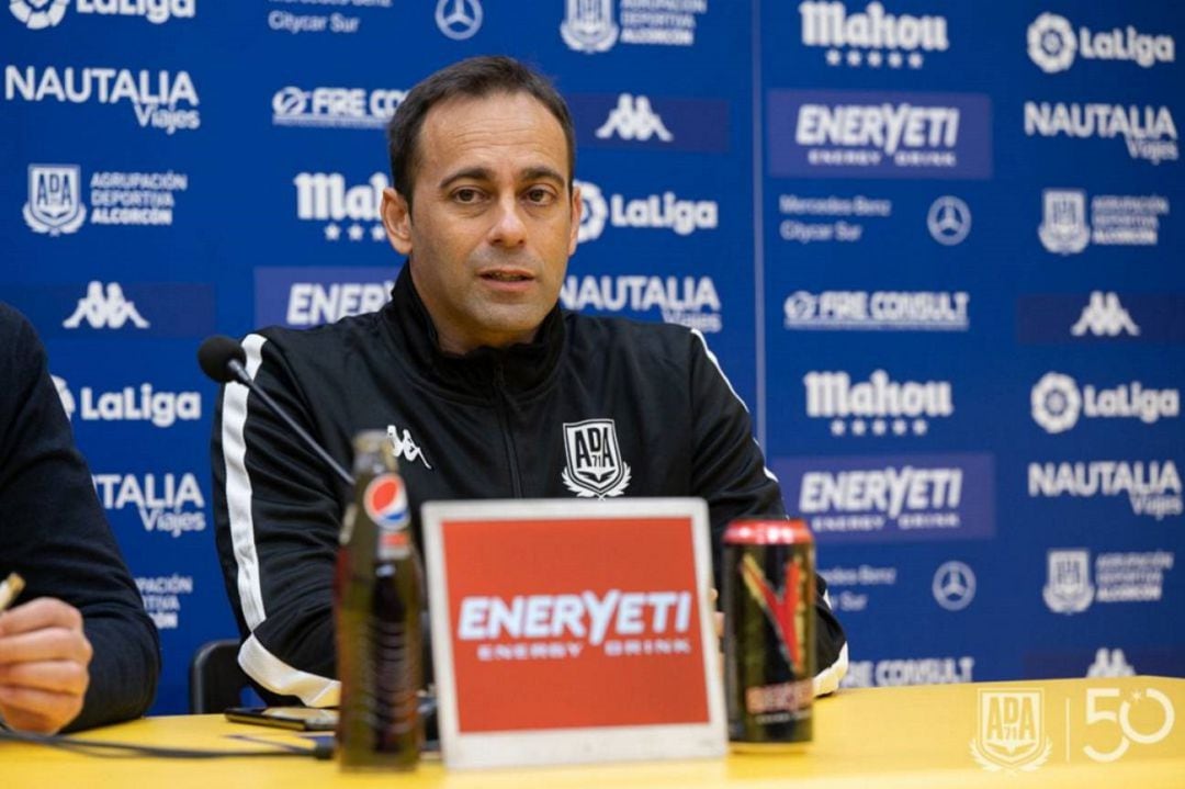 Fran Fernández, entrenador del Alcorcón