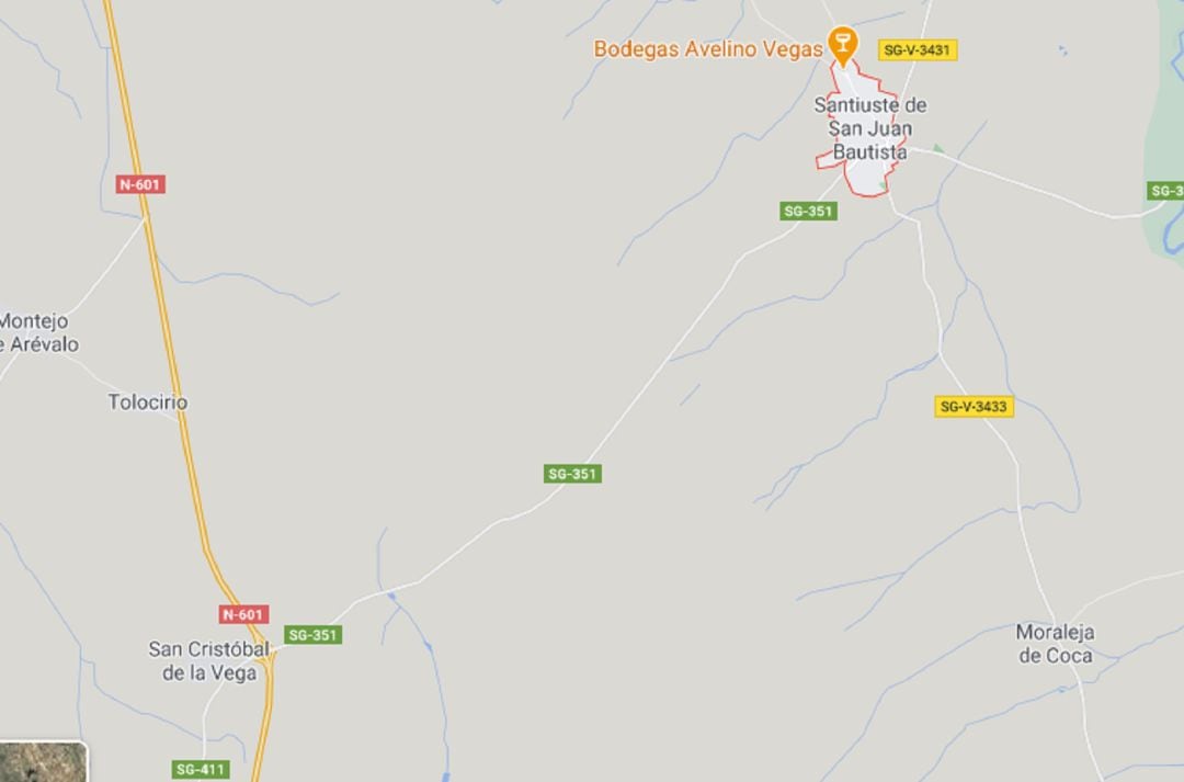 El accidente se ha producido en la SG 351 