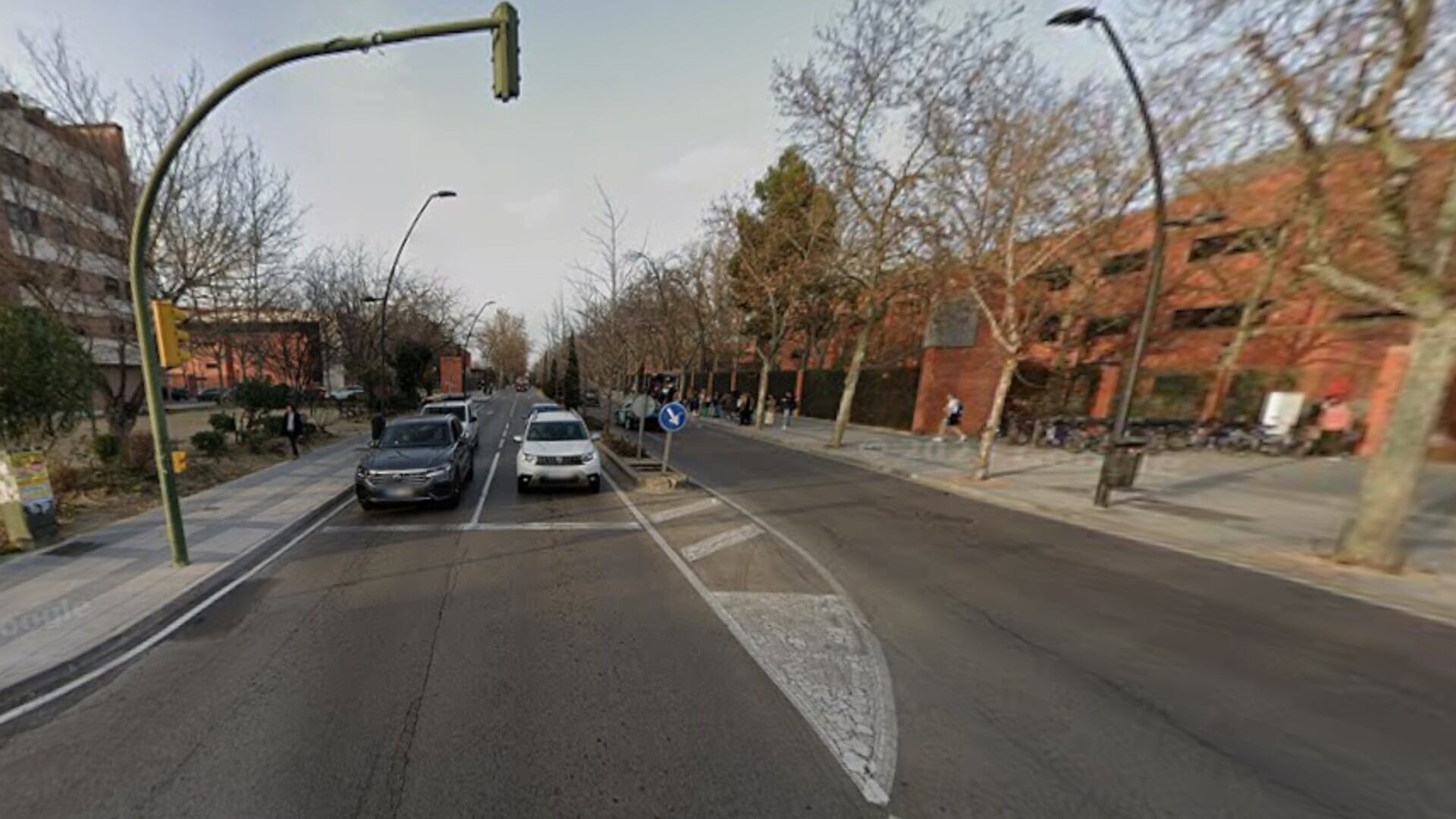 El tramo de la calle Madrid junto a la calle Velarde que sufrirá cortes