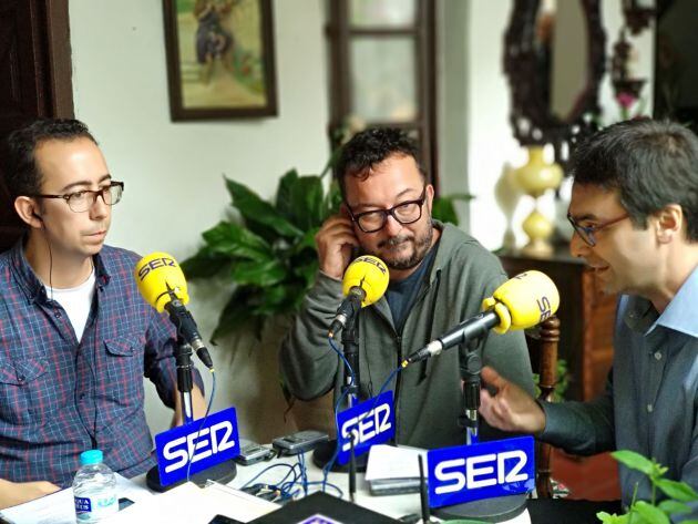 José María Martín, Juanjo Fernández Palomo y Pablo García Casado