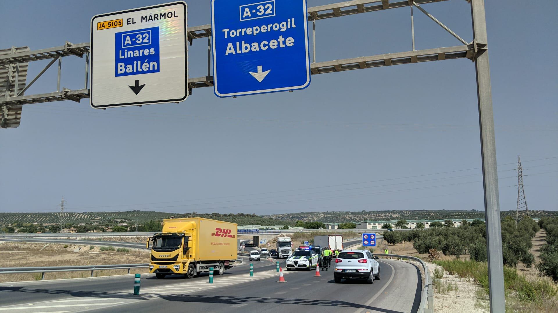 Accidente múltiple en Úbeda