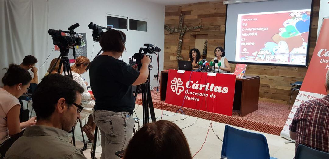 Presentación de la memoria de Cáritas del año 2018.