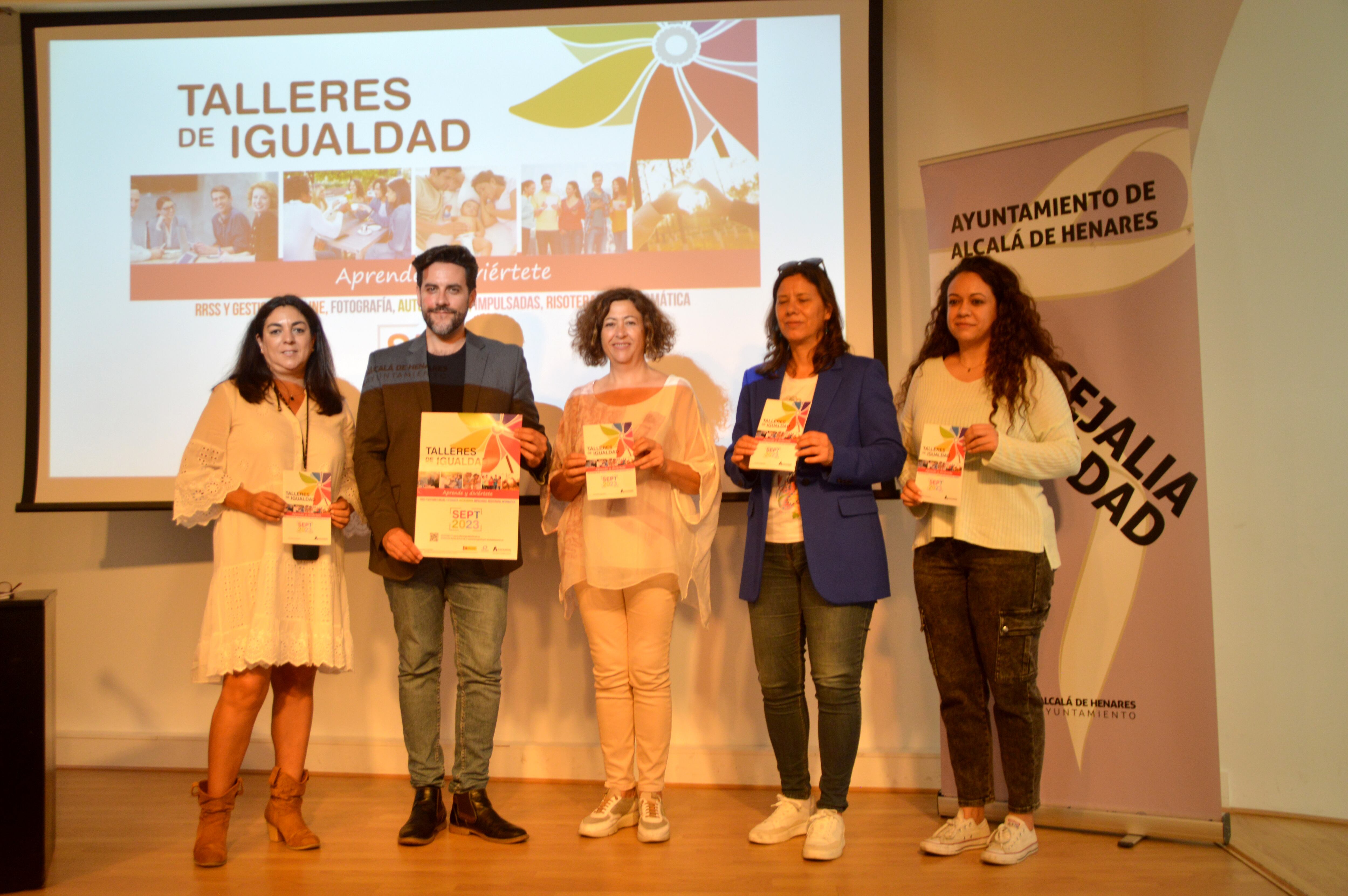 Presentación de los Talleres de Igualdad en Alcalá de Henares para el mes de septiembre de 2023. / Ayuntamiento de Alcalá de Henares