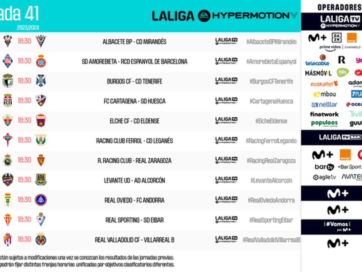 El Huesca visitará al Cartagena el domingo día 26 de mayo en horario unificado