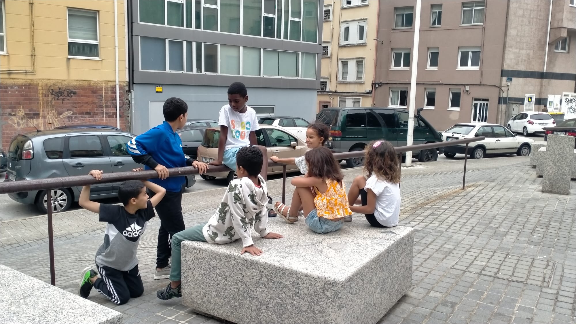 Niños saharauis en A Coruña