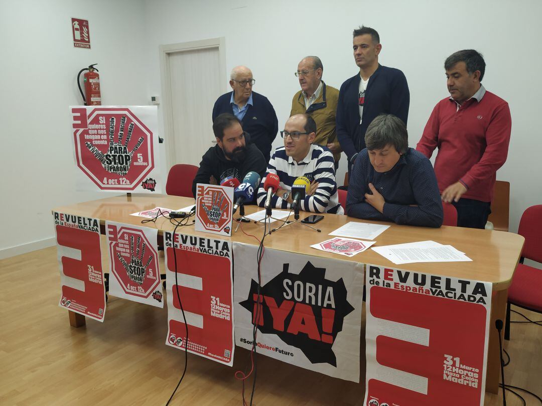 Miembros de la Plataforma ¡Soria Ya!