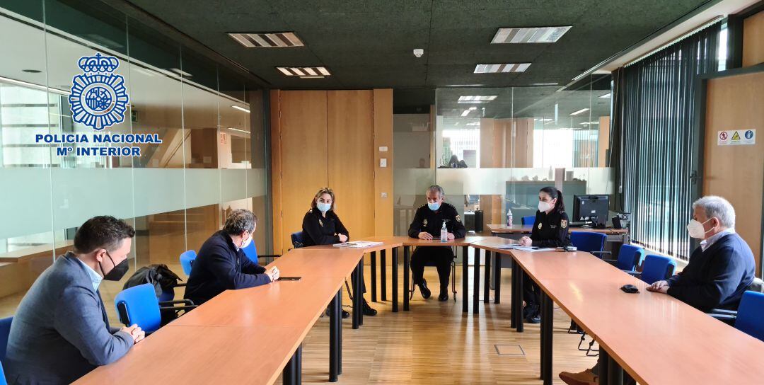 La reunión mantenida este viernes.