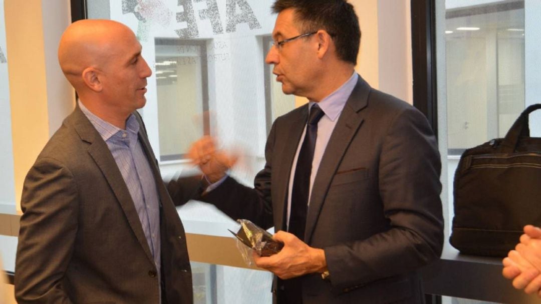 Josep Maria Bartomeu y Luis Rubiales