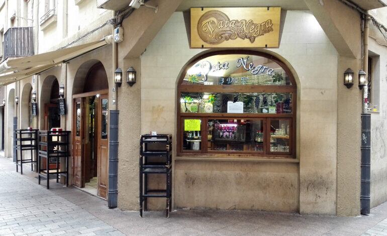 Imagen de la popular zona de pinchos de Logroño en la Laurel.