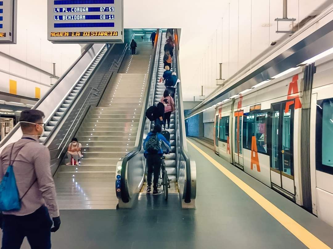 Estación del TRAM de Luceros en una imagen de archivo